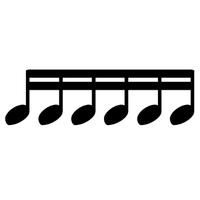 6 semicorcheas