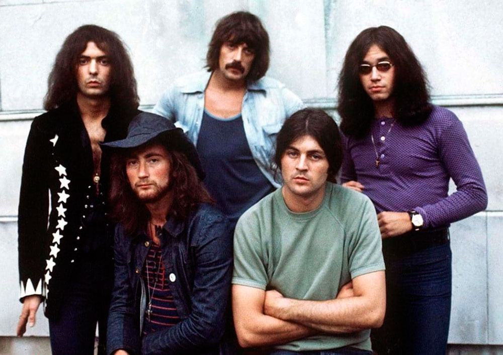 Partitura de Smoke On The Water de Deep Purple para ensemble de percusión