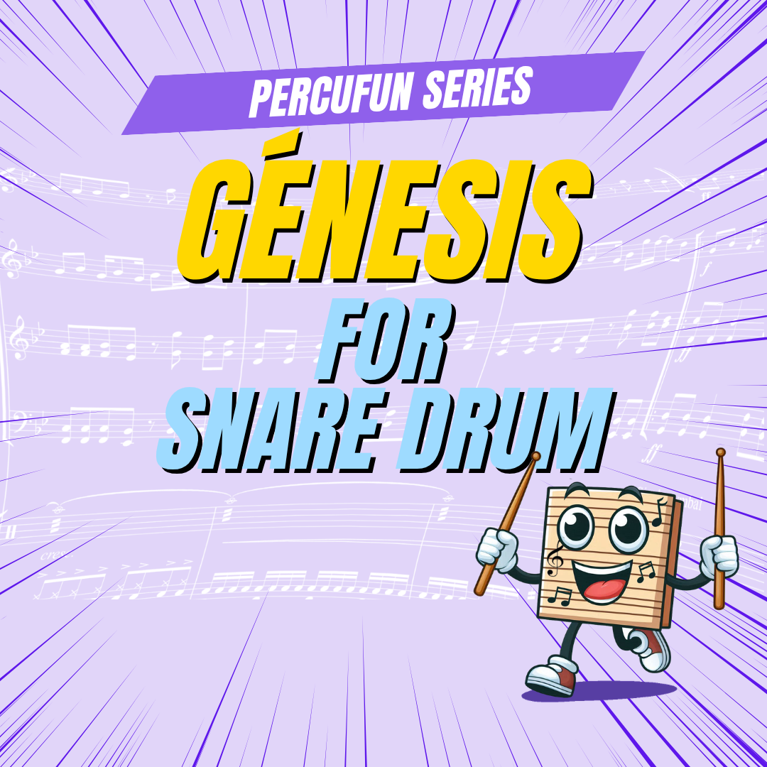 Partitura de Génesis para caja sola - Percufun Series