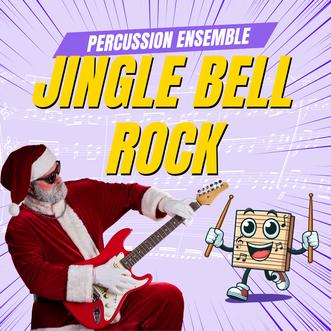 Partitura de Jingle Bell Rock para ensemble de percusión