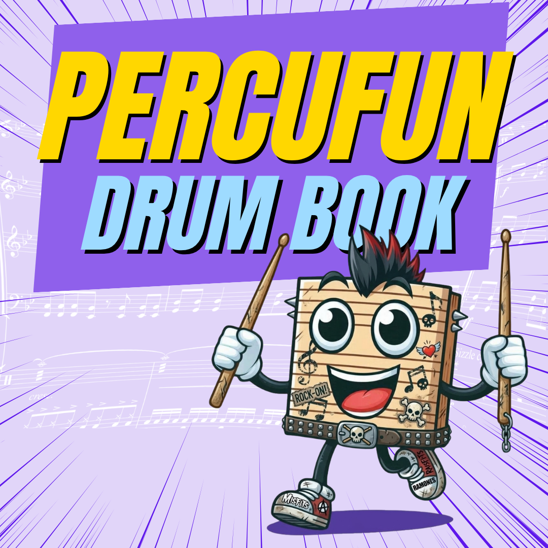 PercuFun Drum Book, método de batería con 40 canciones de rock y pop español